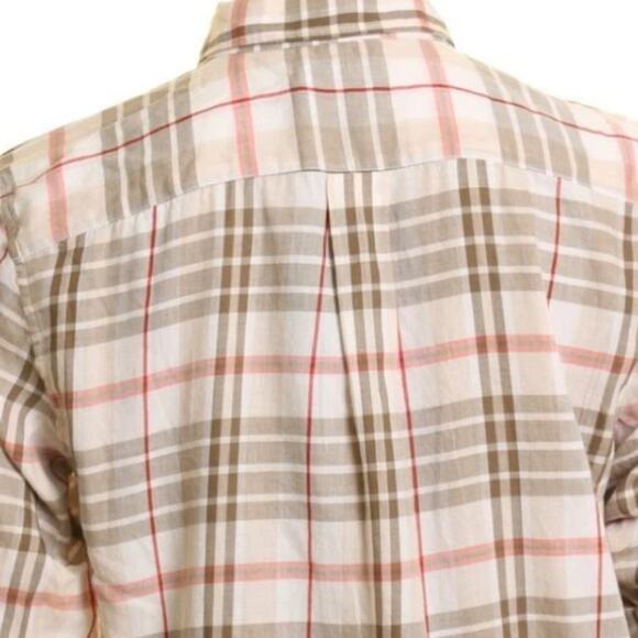 LAUREN RALPH LAUREN Women's Vextus Cotton Plaid Button Down Shirt Size Medium - Picture 4 of 8